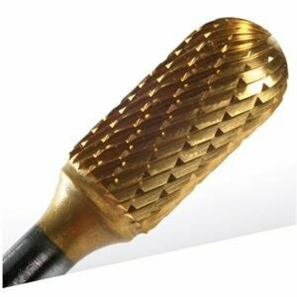 Champion Cutting Tool Cylinder Radius End Carbide Bur, Surface Milling/Contour, 7/16in Cut Dia CHA SC4